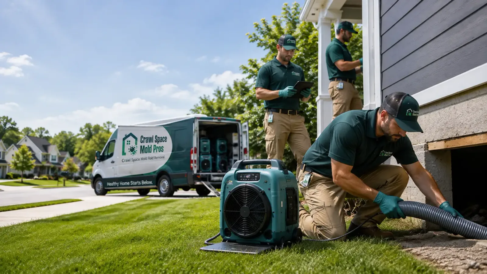Crawl Space Mold Removal in Iroquois, IL